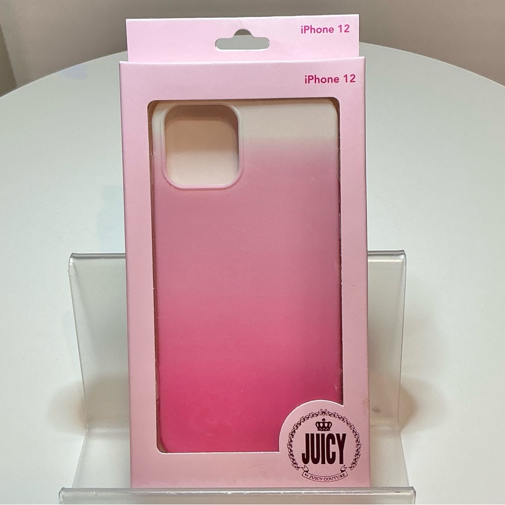 Juicy Couture iPhone 12 Pink Ombre Case NWT